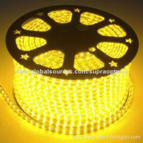 Yellow Color SMD5630 Taiwan LED Strip Light with High Flexibility and Transparency